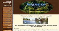 Desktop Screenshot of birchlakegetaway.com